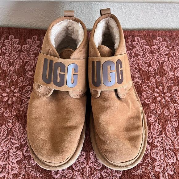 Ugg Men’s Neumel II Graphic Chukka Boots Size 11 Chestnut - Picture 1 of 9